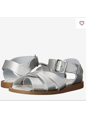 New Salt Water silver sandals